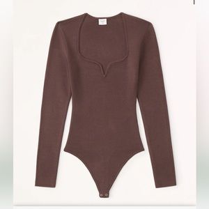 🍂Abercrombie & Fitch Sweetheart Sweater Bodysuit🍂